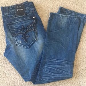 Rock Revival Jax - Men’s Straight Cut Jeans